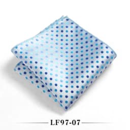 23cm Classic Polka Dot Men Pocket Square Formal Suit Handkerchief Groom Wedding Chest Scarf Black Red Blue Green Polyester Hanky