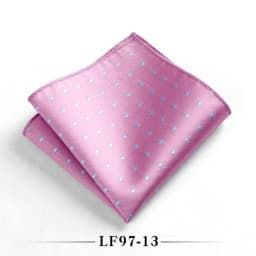 23cm Classic Polka Dot Men Pocket Square Formal Suit Handkerchief Groom Wedding Chest Scarf Black Red Blue Green Polyester Hanky