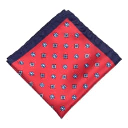Men's Handkerchief for Paisley Artificial Silk Scarf For Man Dot Pocket Towel Square Scarf Chest Towel for Wedding Flower Print