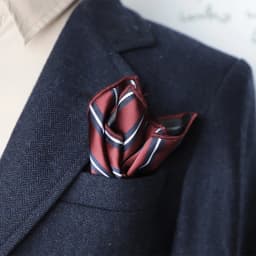 23cm Classic Striped Pocket Square Men Business Paisley Dots Handkerchief Formal Suit Pocket Towel Casual Polyester Brown Hanky
