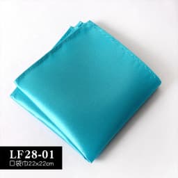 Satin Handkerchief For Men Candy Color Mens Suits Pocket Square Business Chest Towel Hanky Suit Napkin Solid Blue Red Hankies