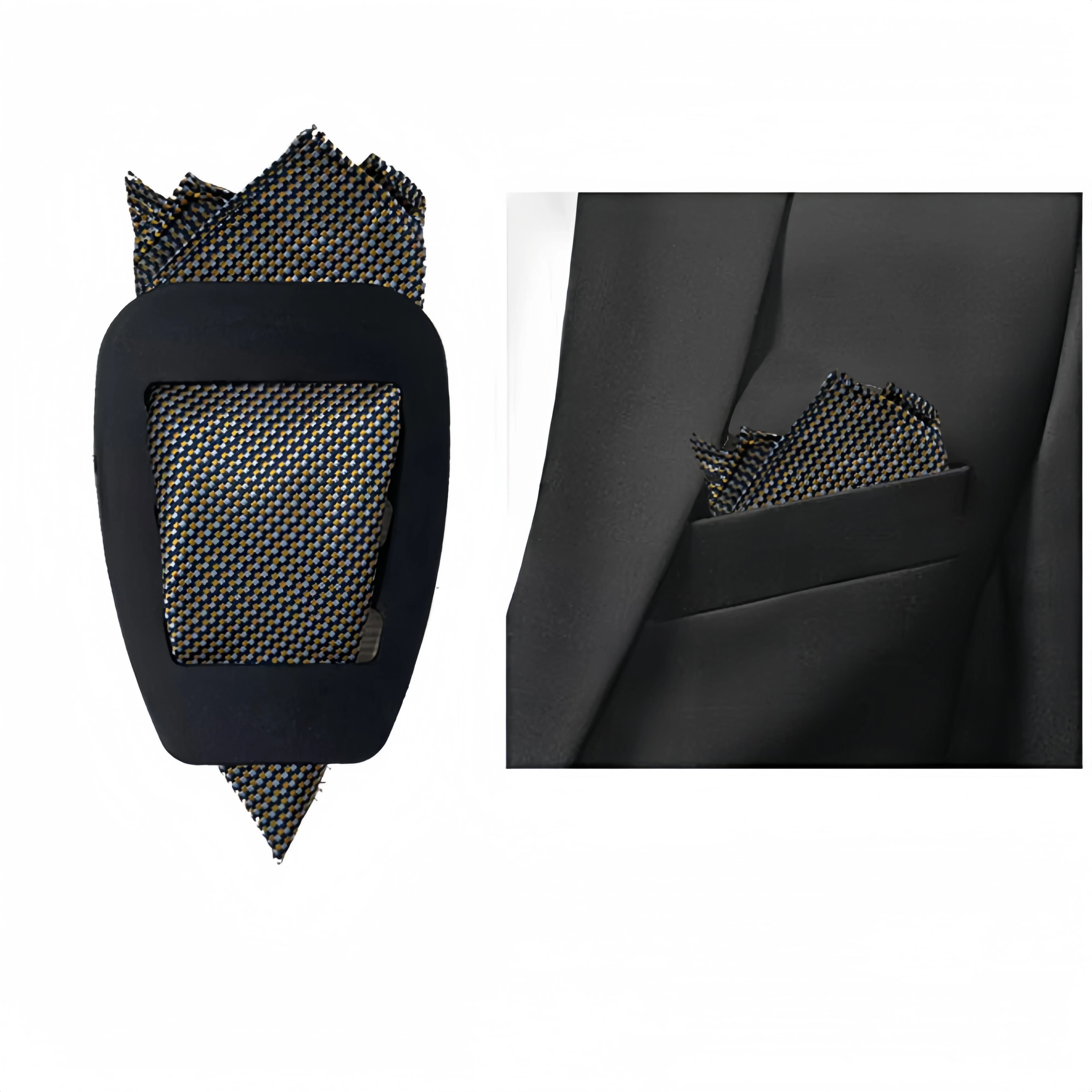 Pocket Squares Holder Handkerchief Keeper Organizer Man Prefolded Handkerchiefs For Men Gentlemen Suit Wearing Accessory