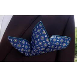 2025 New Floral Printed Pocket Square For Men Formal Silky Soft Handkerchief Wedding Suit Accessories Fashion Brown Yellow Hanky