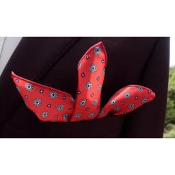 2025 New Floral Printed Pocket Square For Men Formal Silky Soft Handkerchief Wedding Suit Accessories Fashion Brown Yellow Hanky