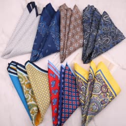 33cm Oversized Men's Pocket Square Polka Dot Red Floral Print Handkerchief Chest Towel Paisley Suits Wedding Gentlemen Hankies