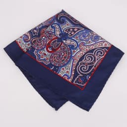 Fashion Large 32cm Silky Handkerchief Men Paisley Dots Floral Pocket Square Casual Soft Luxury White Hanky Wedding Suit Hankies