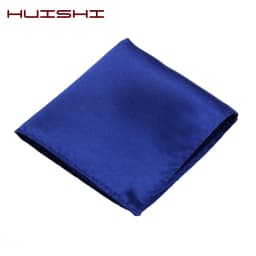 HUISHI Solid Handkerchief Vintage Fashion Party Pocket Hanky For Suit Men's Handkerchief Groomsmen Pocket Square Hanker