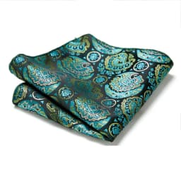 Paisley Hanky Floral Pocket Square Fit Men Suits Wedding Party Fashion Business Handkerchief Navy Blue Pocket Hanky Red Square