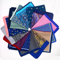 30 Color Luxury Men's Pocket Squares 12In Large Soft Hanky For Men Women Handkerchiefs Chest Towel For Wedding Party Assorted
