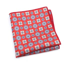 Vintage Fashion Hankerchief Scarves For Man Hankies Men's Pocket Square Handkerchiefs Printing Striped Plaid Snot Rag 26*26cm