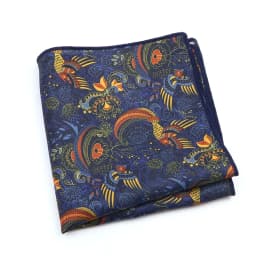 Vintage Fashion Hankerchief Scarves For Man Hankies Men's Pocket Square Handkerchiefs Printing Striped Plaid Snot Rag 26*26cm