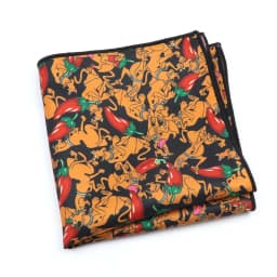 Vintage Fashion Hankerchief Scarves For Man Hankies Men's Pocket Square Handkerchiefs Printing Striped Plaid Snot Rag 26*26cm