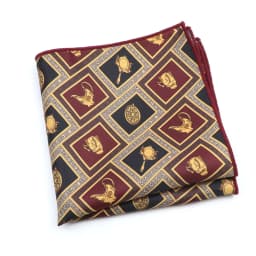 Vintage Fashion Hankerchief Scarves For Man Hankies Men's Pocket Square Handkerchiefs Printing Striped Plaid Snot Rag 26*26cm