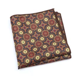 Vintage Fashion Hankerchief Scarves For Man Hankies Men's Pocket Square Handkerchiefs Printing Striped Plaid Snot Rag 26*26cm