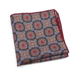 Vintage Fashion Hankerchief Scarves For Man Hankies Men's Pocket Square Handkerchiefs Printing Striped Plaid Snot Rag 26*26cm