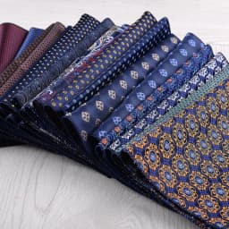 23*23CM Luxury Men's Handkerchief Polka Dot Striped Floral Hankies Polyester Hanky Business Pocket Square Chest Towel Wedding