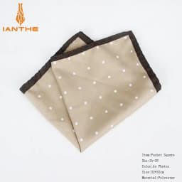 New Fashion Men Handkerchief Pocket Square Popular 32 X 32CM Large Man Paisley Dot Chest Hankies For Wedding Men's Suits Hanky