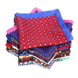 New Fashion Men Handkerchief Pocket Square Popular 32 X 32CM Large Man Paisley Dot Chest Hankies For Wedding Men's Suits Hanky