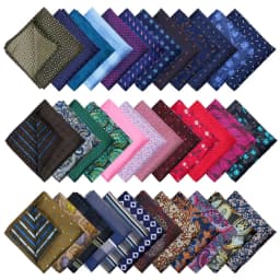 Elegant Men Pocket Square Luxury Paisley Stripe Floral Multiple Colors Available Banquet Business Formal Party Accessories