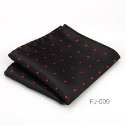 Fashion Polka Dot Paisley Mens Pocket Square Polyester Woven Navy Handkerchief Formal Dress Business Scarf Suit Tie Accessories