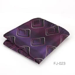 Fashion Polka Dot Paisley Mens Pocket Square Polyester Woven Navy Handkerchief Formal Dress Business Scarf Suit Tie Accessories