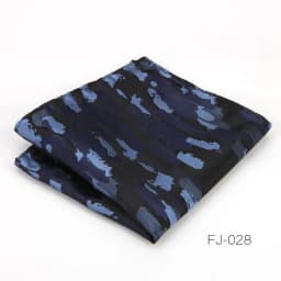 Fashion Polka Dot Paisley Mens Pocket Square Polyester Woven Navy Handkerchief Formal Dress Business Scarf Suit Tie Accessories