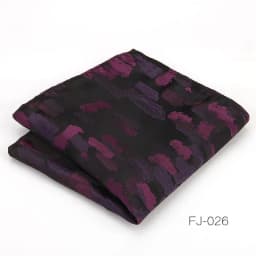 Fashion Polka Dot Paisley Mens Pocket Square Polyester Woven Navy Handkerchief Formal Dress Business Scarf Suit Tie Accessories