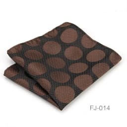Fashion Polka Dot Paisley Mens Pocket Square Polyester Woven Navy Handkerchief Formal Dress Business Scarf Suit Tie Accessories