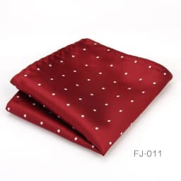 Fashion Polka Dot Paisley Mens Pocket Square Polyester Woven Navy Handkerchief Formal Dress Business Scarf Suit Tie Accessories