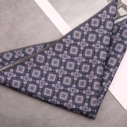Men's Suit Pocket Square Hongkang Street Style Casual Chest Towel Brown Printed Handkerchief Formal Business Suit Accessories