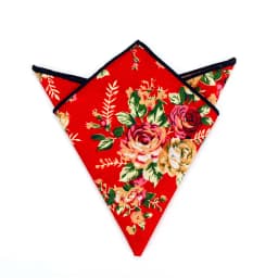 Men's Suits Linen Handkerchiefs Woven Floral Printing Pocket Square Hankies Men's Business Casual Square Pockets Hanky Towel