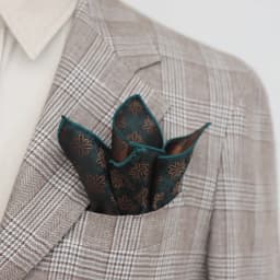 23cm Korean Retro Men's Suit Pocket Square Snowflake Star Flower Printed Handkerchief Banquet Accessories Cravat Hanky Towel
