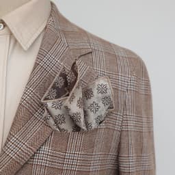 23cm Korean Retro Men's Suit Pocket Square Snowflake Star Flower Printed Handkerchief Banquet Accessories Cravat Hanky Towel