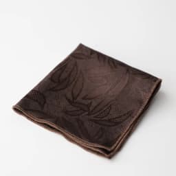 23CM Polyester Solid Color Brown Pocket Square Mens Vintage Floral Pattern White Handkerchif Tuxedo Suit Accessories Towel Hanky