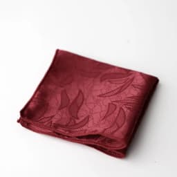 23CM Polyester Solid Color Brown Pocket Square Mens Vintage Floral Pattern White Handkerchif Tuxedo Suit Accessories Towel Hanky