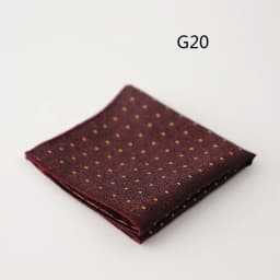 23cm Luxury Men Suit Pocket Square Floral Brown Red Handkerchief Polka Dot Striped Hanky Tuxedo Chest Towel Wedding Party Cravat