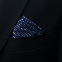 Brand Kerchief Man Dark Blue Striped April Fool's Day Fit Formal Party Pocket Square Handkerchiefs Suit Accessories Men Necktie