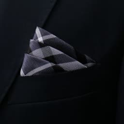 Brand Kerchief Man Dark Blue Striped April Fool's Day Fit Formal Party Pocket Square Handkerchiefs Suit Accessories Men Necktie