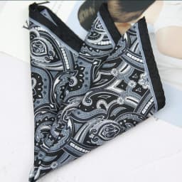 32cm Luxury Men's Paisley Printed Pocket Square Oversized Handkerchief Suit Chest Scarf Solid Red Hanky Formal Dress Accessories