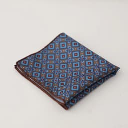 Hongkong Street Style Flower Dots Printed Pocket Square Men Adult Brown Navy Animal Handkerchief Towel Formal Suit Tuxedo Hanky