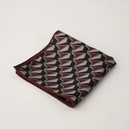 Hongkong Street Style Flower Dots Printed Pocket Square Men Adult Brown Navy Animal Handkerchief Towel Formal Suit Tuxedo Hanky