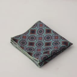 Hongkong Street Style Flower Dots Printed Pocket Square Men Adult Brown Navy Animal Handkerchief Towel Formal Suit Tuxedo Hanky