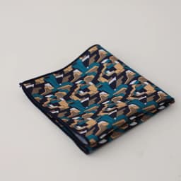Hongkong Street Style Flower Dots Printed Pocket Square Men Adult Brown Navy Animal Handkerchief Towel Formal Suit Tuxedo Hanky