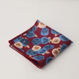 Hongkong Street Style Flower Dots Printed Pocket Square Men Adult Brown Navy Animal Handkerchief Towel Formal Suit Tuxedo Hanky