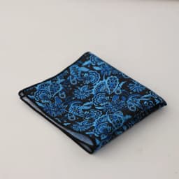 Hongkong Street Style Flower Dots Printed Pocket Square Men Adult Brown Navy Animal Handkerchief Towel Formal Suit Tuxedo Hanky