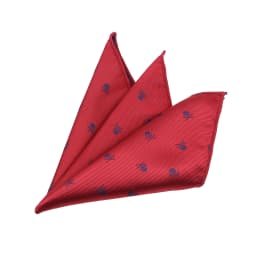 New Design 26*26CM Hankerchief Men's Pocket Square Blue Red Black Skull Hanky Suit Men's Business Wedding Party Chest Towel Snot