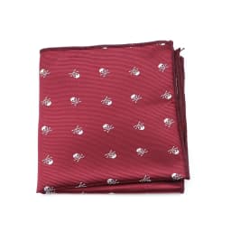 New Design 26*26CM Hankerchief Men's Pocket Square Blue Red Black Skull Hanky Suit Men's Business Wedding Party Chest Towel Snot