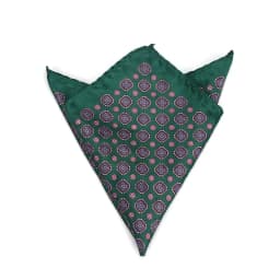 Men's Brand Handkerchief Vintage Geometric Pocket Square Soft Hankies Wedding Party Business Silk Colorful Chest Towel Gift Navy