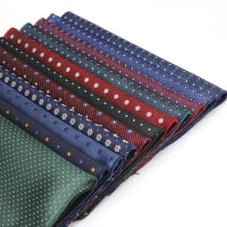 Luxury Men's Handkerchief Polka Dot Floral Wowen Jacquard Hankies Polyester Hanky Business Pocket Square Chest Towel 23*23CM