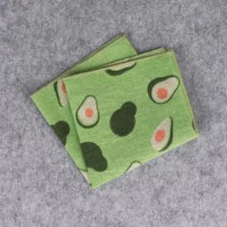 New Fruits Printed Pocket Square for Mens Fashion Linen Handkerchiefs Wedding Party Groom Suits Pocket Towel Beige Casual Hanky